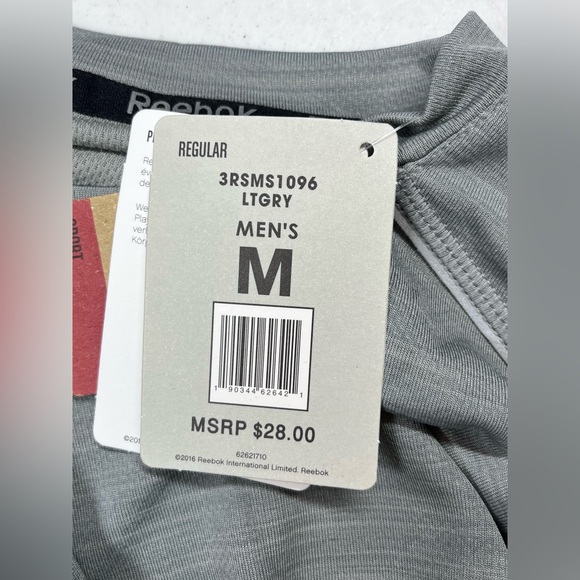 Reebok Men’s Sport T-Shirts. Size Medium. Set of 4. - Picture 9 of 16